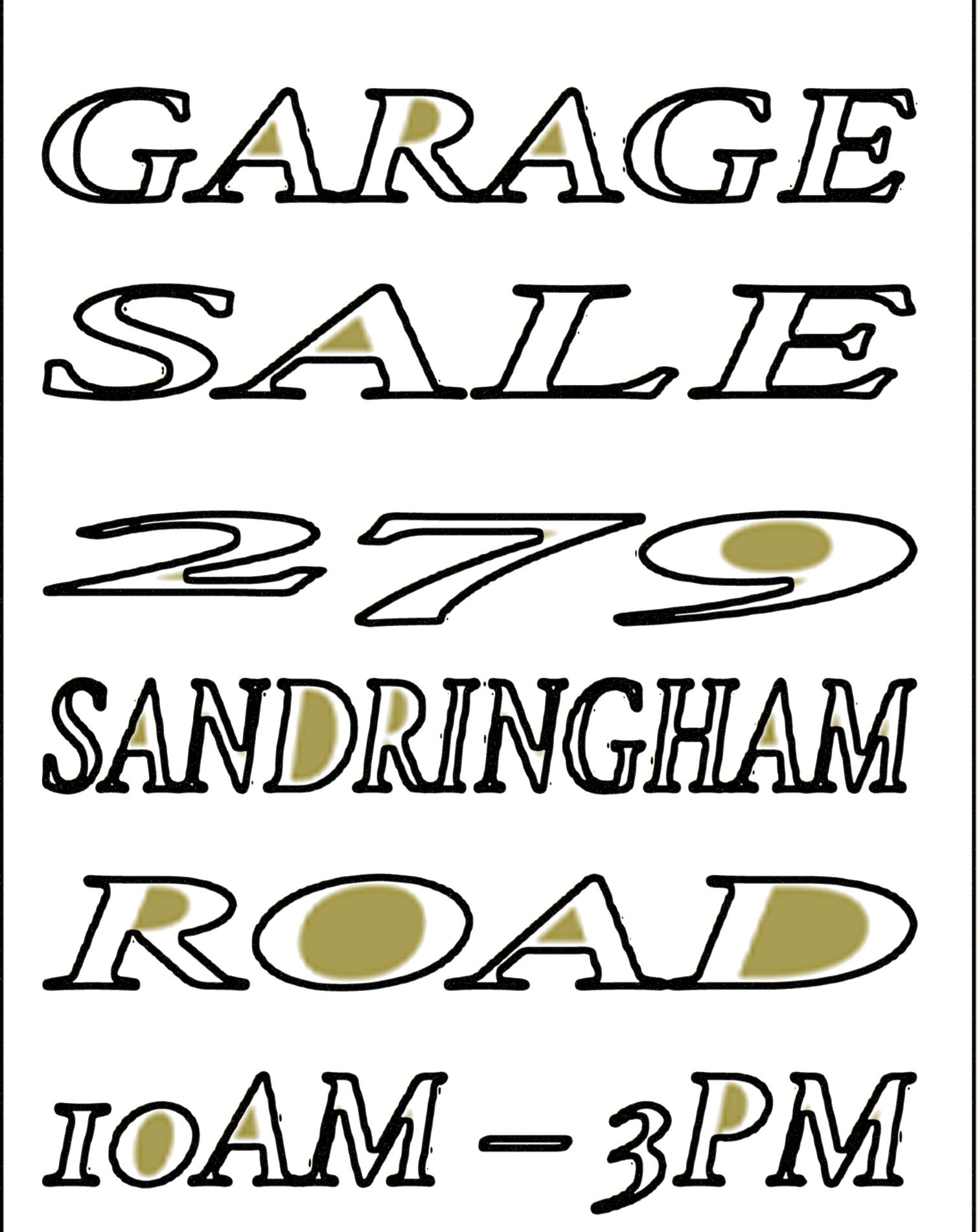 garage sale