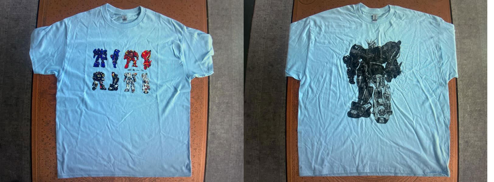 phys ed gundam tees